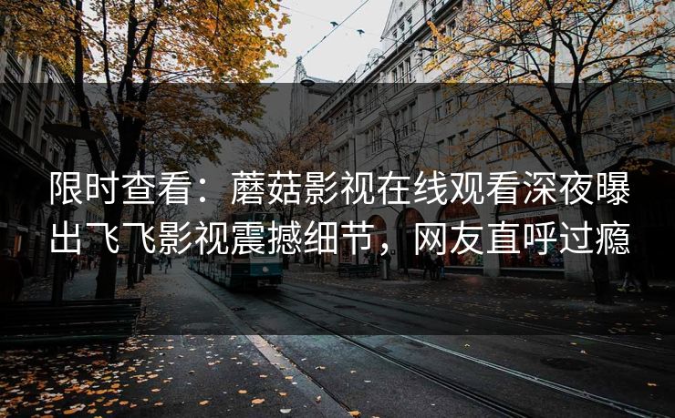 限时查看：蘑菇影视在线观看深夜曝出飞飞影视震撼细节，网友直呼过瘾